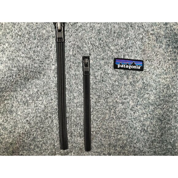 Patagonia Better Sweater 25523 Nickel Forge Grey 1/4 Zip Pullover Top Men's XL - Picture 4 of 8